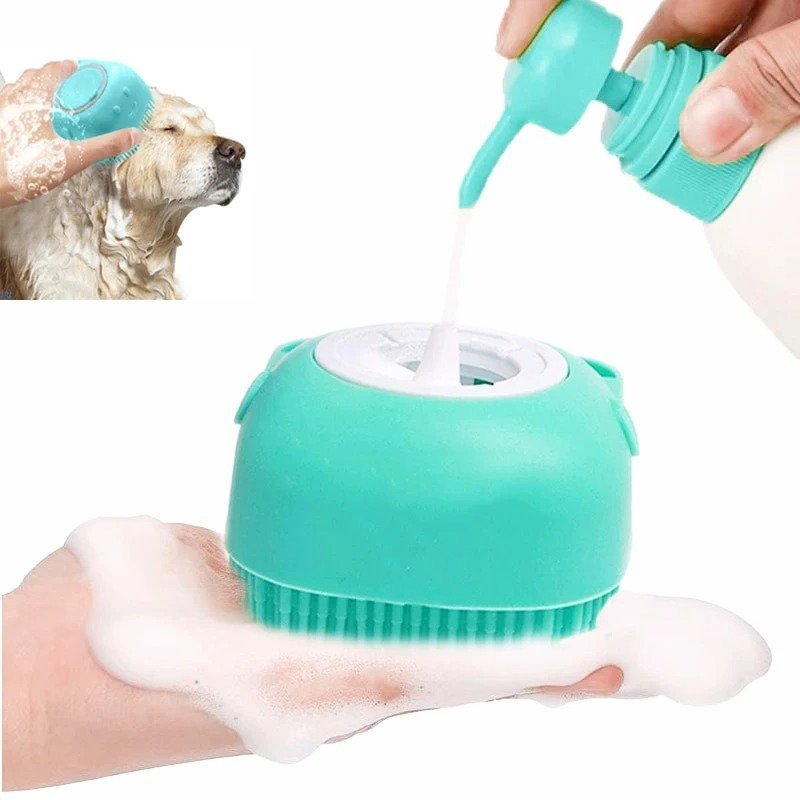 Brosse de Nettoyage et Distributeur De Shampoing en Silicone – فرشاة الحمام من السيليكون - الصورة 6