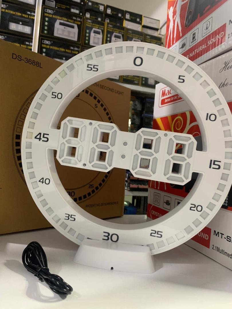 Horloge murale numérique 3D - الصورة 3