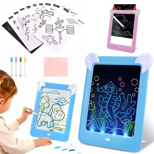 لوحة الرسم السحرية المضيئة