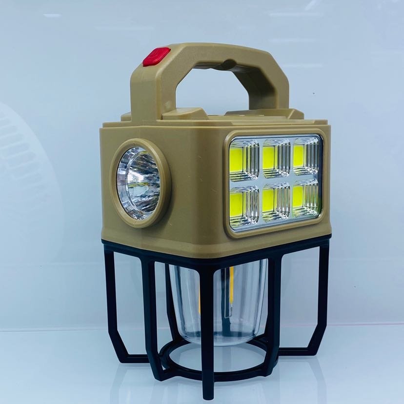 ⁦Lampe de camping à énergie solaire à 3 modes – مصباح يدوي للتخييم ب 3 أوضاع يعمل بالطاقة الشمسية⁩ - الصورة ⁦2⁩