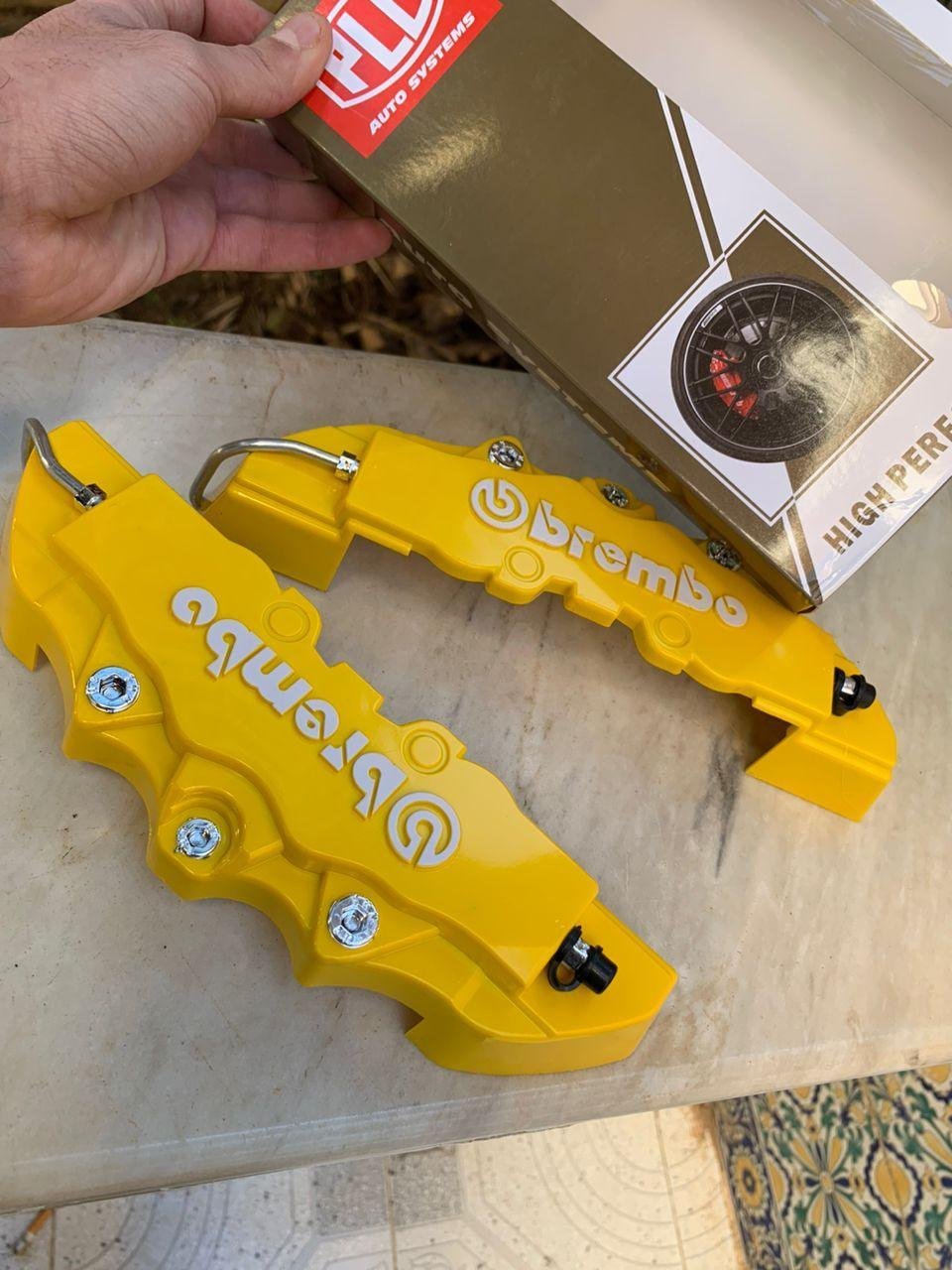 ⁦Lot de 2 caches étriers de frein de voiture durables 3D 25cm⁩ - الصورة ⁦8⁩