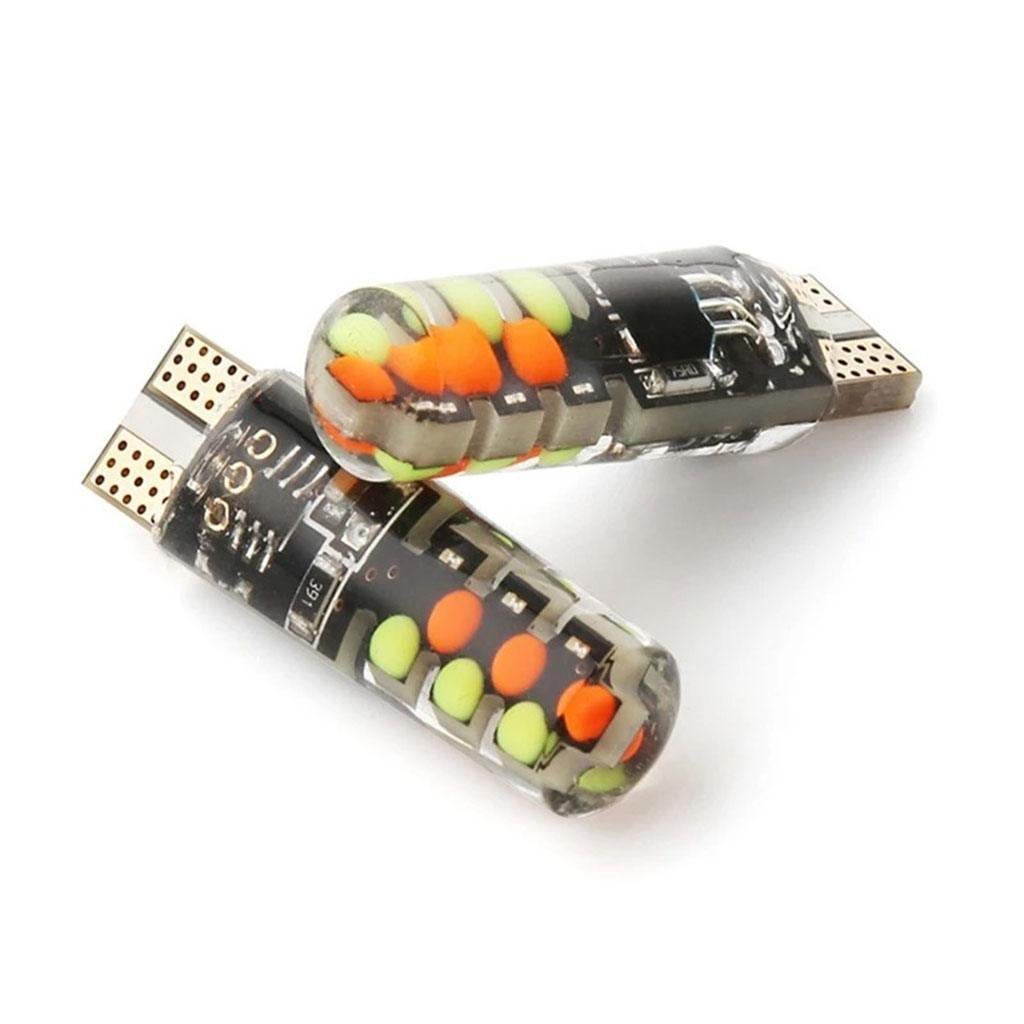 ⁦Lot de 2 LED Multicolore pour Voiture 12V T10⁩ - الصورة ⁦4⁩
