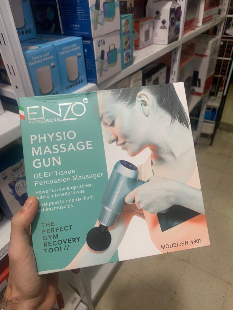 Pistolet de Massage ENZO EN-4802 avec 4 Têtes de Massage - الصورة 2
