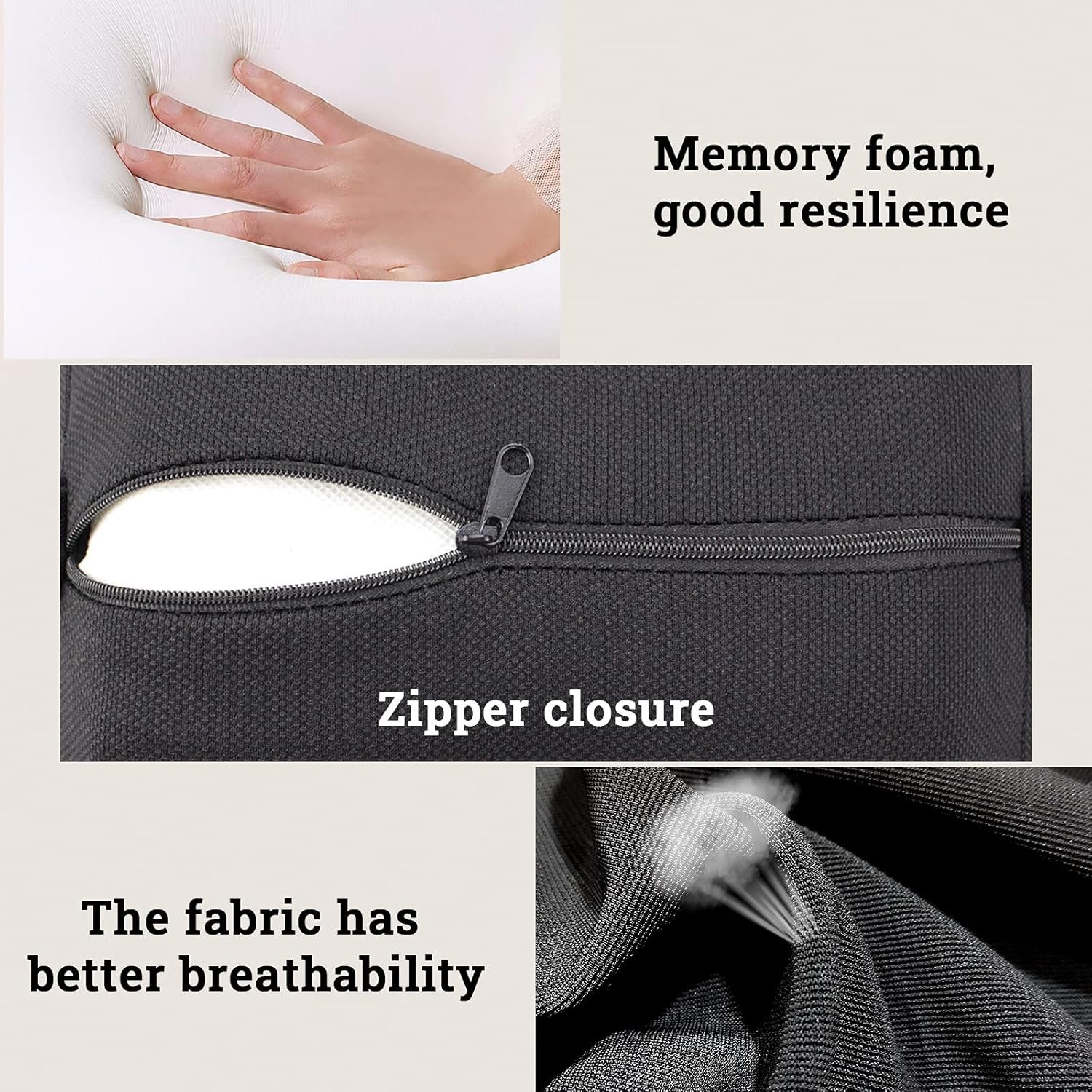 ⁦Oreiller cervical d'appui-tête de voiture en mousse à mémoire de forme - وسادة عنق في السيارة⁩ - الصورة ⁦4⁩