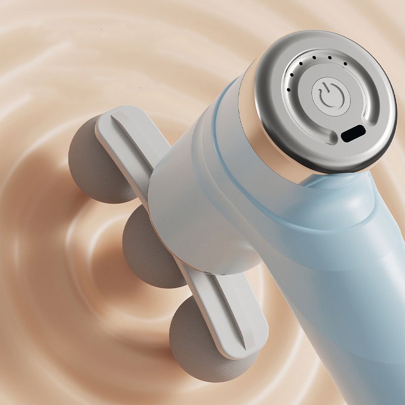 ⁦Pistolet de massage pour soulager la douleur 6 vitesses 5 têtes LM-810T - جهاز تدليك بعدة رِؤوس⁩ - الصورة ⁦2⁩