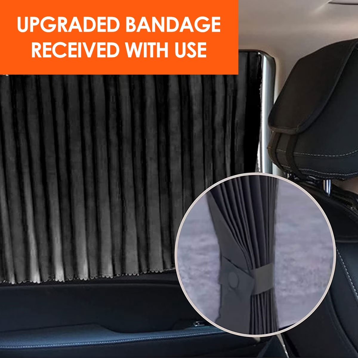 Rideaux Pare-Soleil Magnétiques pour Voiture 2PCS - ستائر السيارة المغناطيسية الواقية من الشمس - الصورة 3