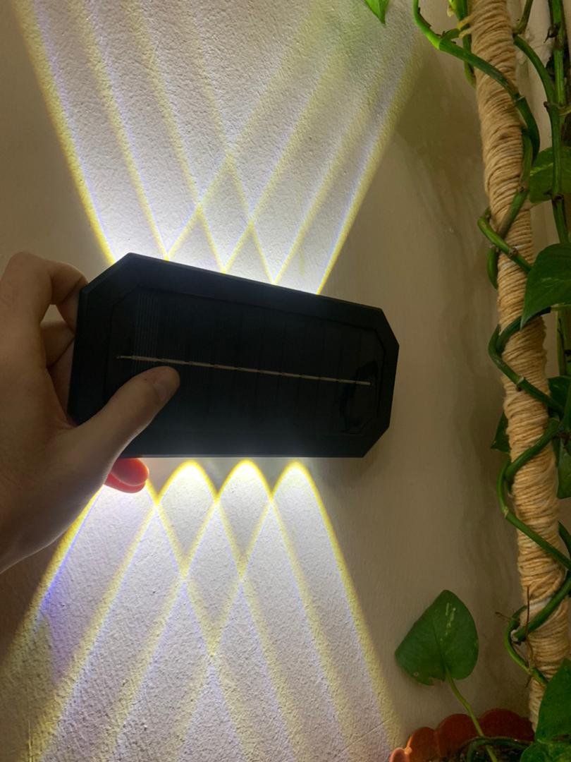 Lampe Solaire Murale 8LED avec Détection de Mouvement Auto 1Pcs - الصورة 4