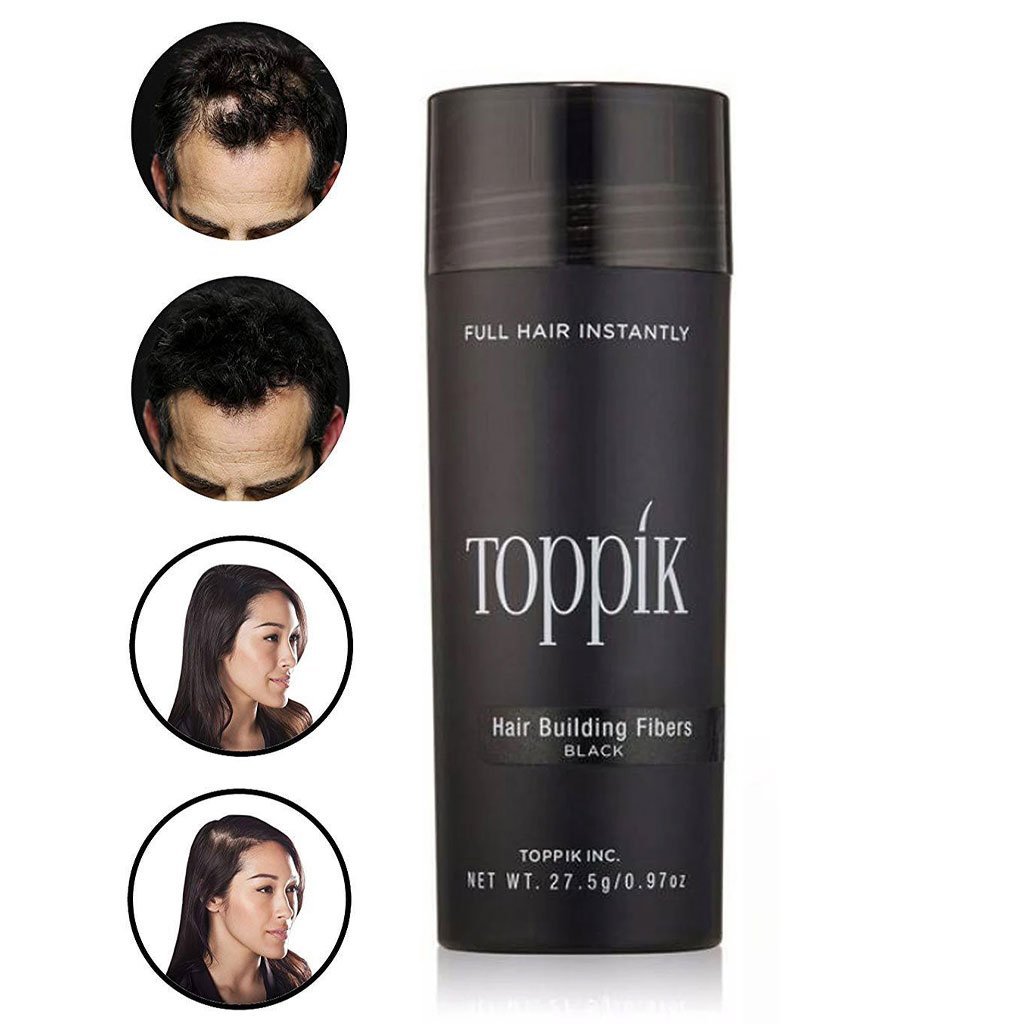 Toppik fibres capillaires noires - ألياف "توبيك"" لتكثيف الشعر"