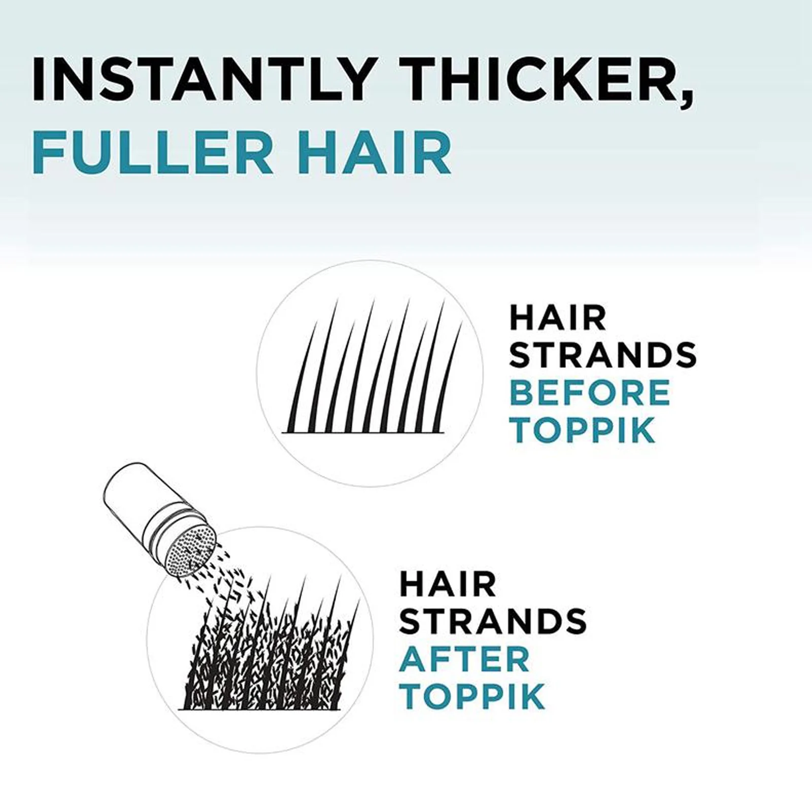 Toppik fibres capillaires noires - ألياف "توبيك"" لتكثيف الشعر" - الصورة 6