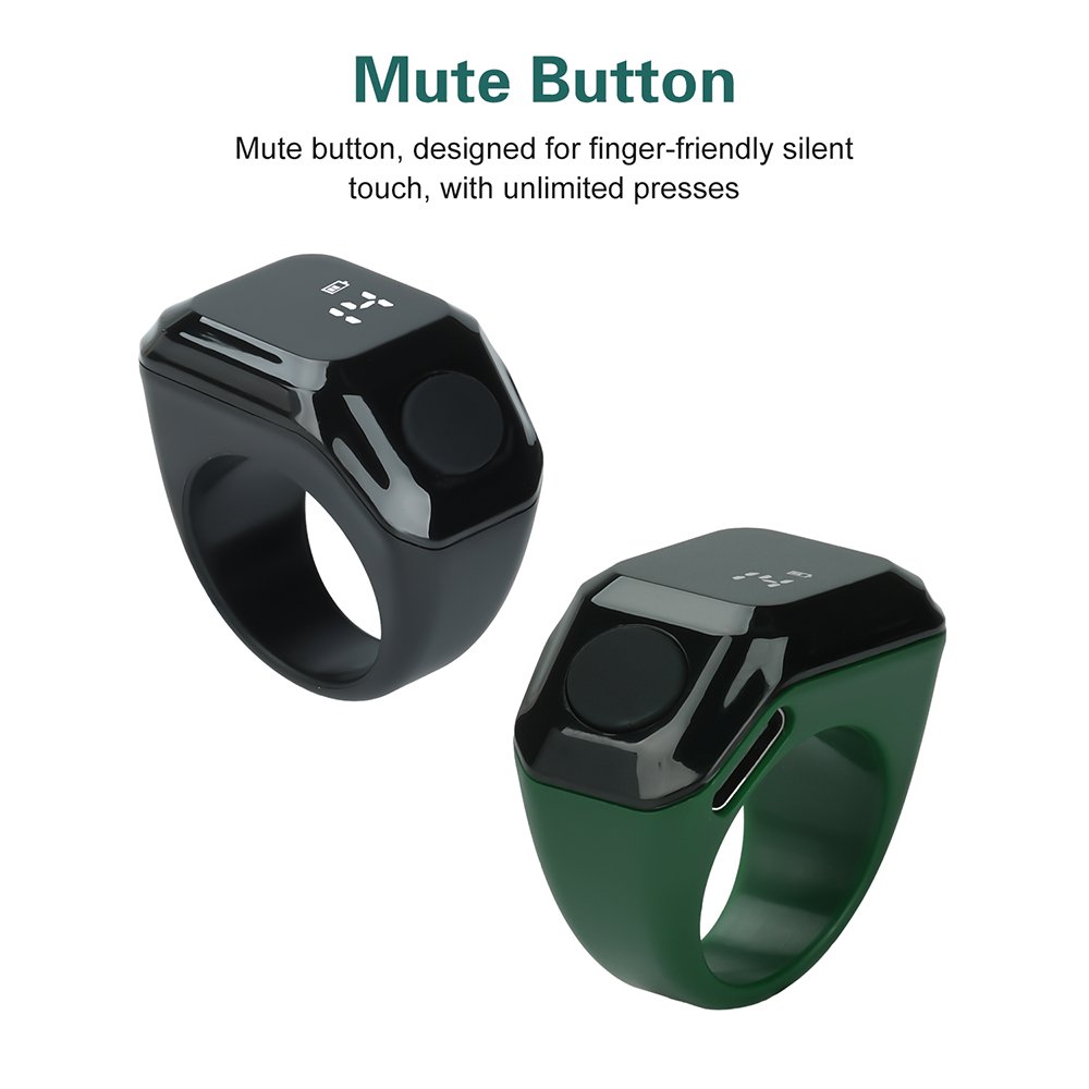 Anneau de Zikr Intelligent avec Bluetooth Ecran OLED - خاتم التسبيح الذكي يعمل مع تطبيق بلوتوث - الصورة 4