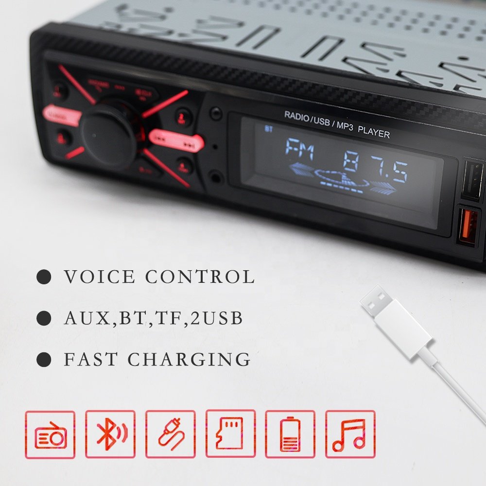 ⁦Autoradio MP3 Multimedia Player 1 DIN Bluetooth - جهاز راديو ومشغل وسائط السيارات مزود ببلوتوث⁩ - الصورة ⁦6⁩