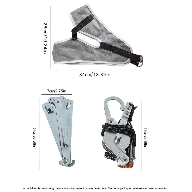 Cervical Traction Frame - موسع عنق قابل للتعديل مع خطاف بارتفاع قابل للتحكم - الصورة 8