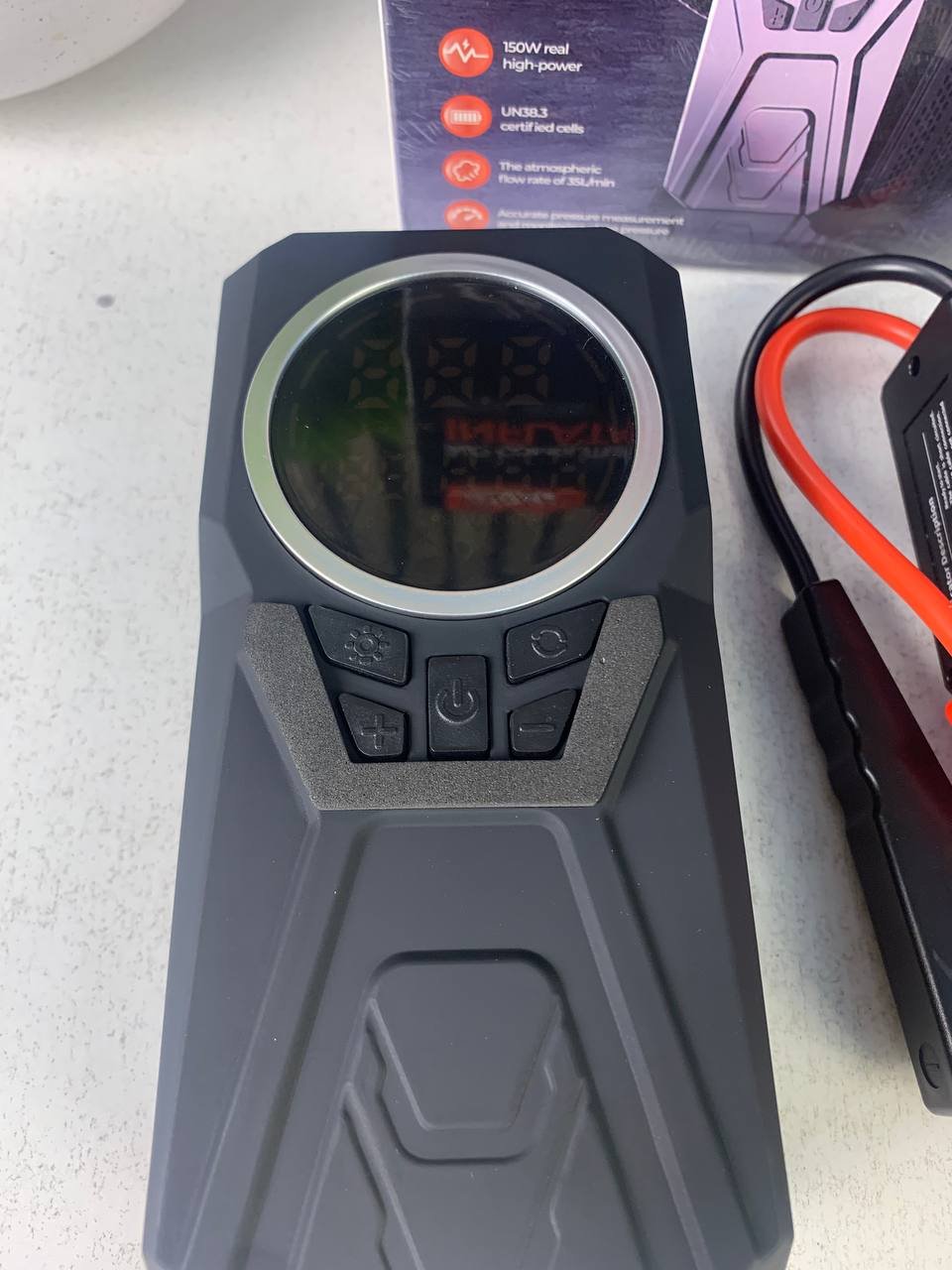 ⁦Compresseur d'Air Portable Rechargeable 4500mAh 150PSI - مضخة إطارات لاسلكية ذكية⁩ - الصورة ⁦15⁩