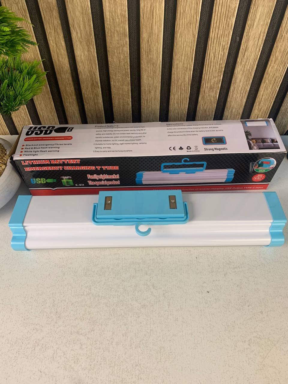 Lanterne de Camping 5-en-1 avec Power Bank GM 6000mAh - مصباح التخييم المغناطيسي متعدد المهام - الصورة 8