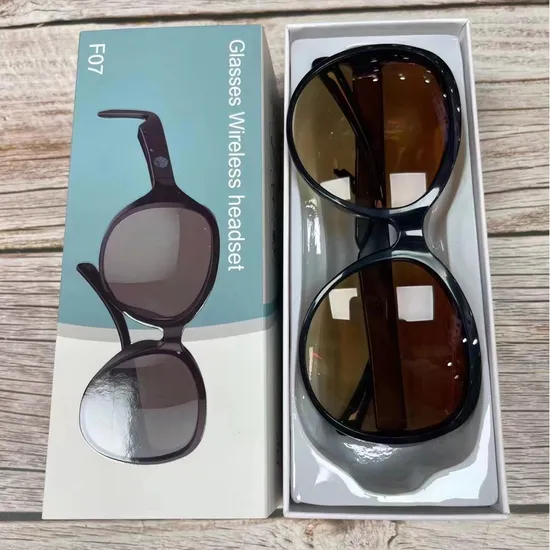 ⁦Lunettes de soleil intelligentes ecouteurs sans fil Bluetooth, appels mains libres - نظارات شمسية ذكيةو سماعات رأس لاسلكية بتقنية البلوتوث⁩ - الصورة ⁦2⁩