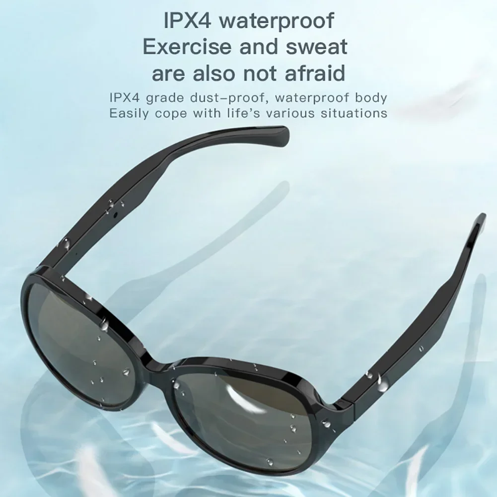 ⁦Lunettes de soleil intelligentes ecouteurs sans fil Bluetooth, appels mains libres - نظارات شمسية ذكيةو سماعات رأس لاسلكية بتقنية البلوتوث⁩ - الصورة ⁦6⁩