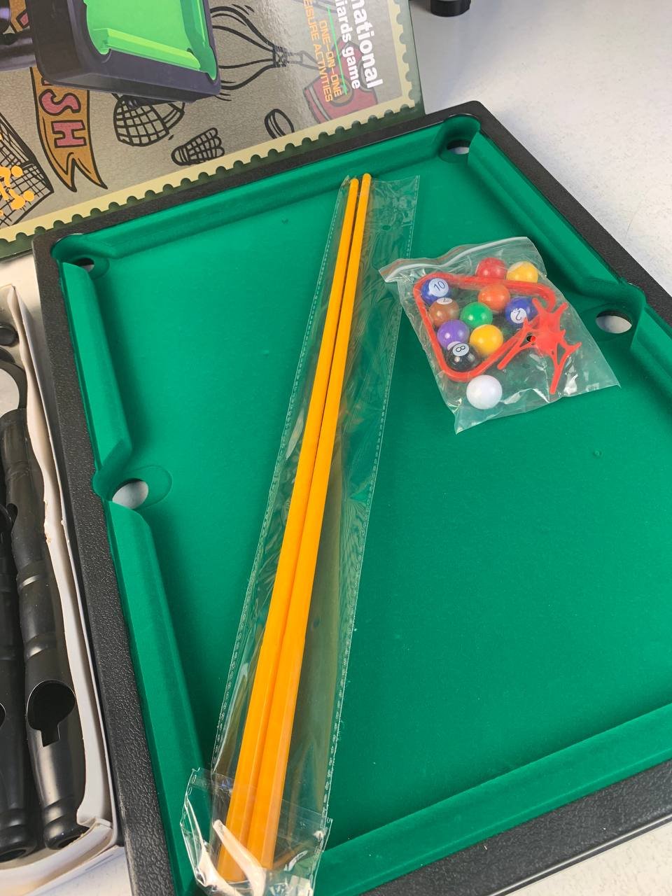 ⁦Mini billard de table jouet de détente pour enfants v3 - طاولة بلياردو "ميني-سترايك" للأطفال⁩ - الصورة ⁦10⁩