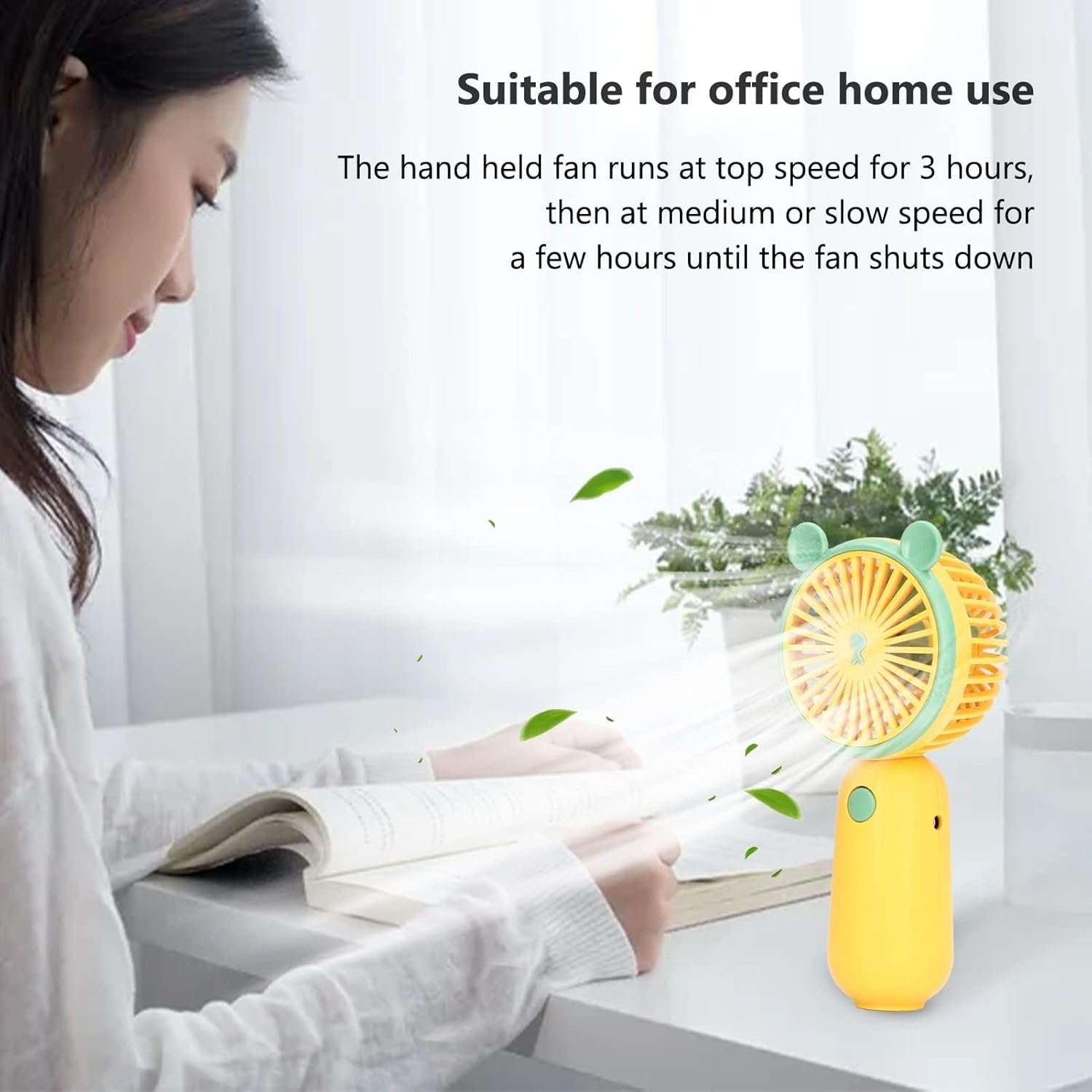 Mini Ventilateur Portable Rechargeable USB DD8009 - مروحة يد صغيرة محمولة (2 في 1) - الصورة 8
