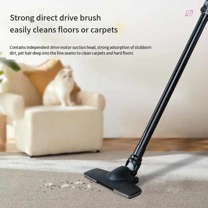 Multismart Aspirateur Balai Filaire Sans Sac 500W 5 en 1 avec Aspirateur à Main - 18KPa - مكنسة كهربائية يدوية - الصورة 12