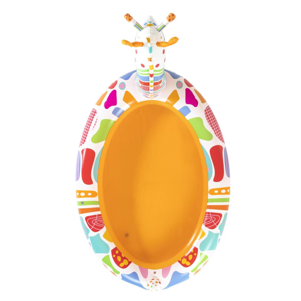 Piscine Rond Gonflable Giraffe Pour Enfants Avec Arroseur 266x157x127cm Bestway 53089 - الصورة 3