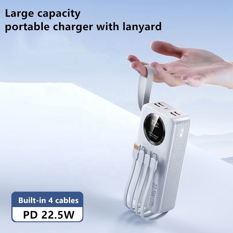 Power Bank Hoco J-005 Premium 40000mAh - باور بانك حجم كبير بسعة 40,000 مللي أمبير - الصورة 5