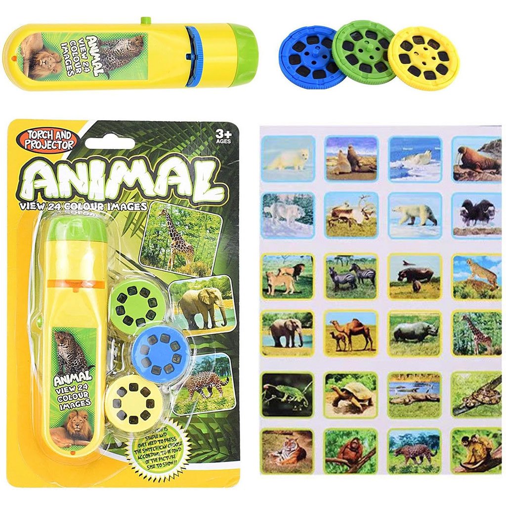 ⁦Projecteur Lampe de Poche pour Enfants avec 3 disques 24 Images - جهاز عرض الصور الملونة⁩ - الصورة ⁦8⁩