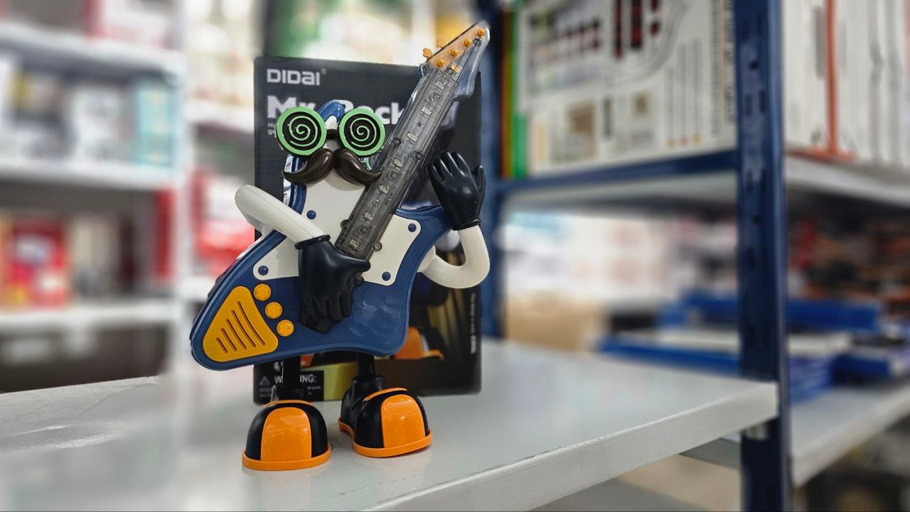Robot dansant pour enfants, Mr rock interactif portable, lumières LED, musique avec Boutons - الصورة 5