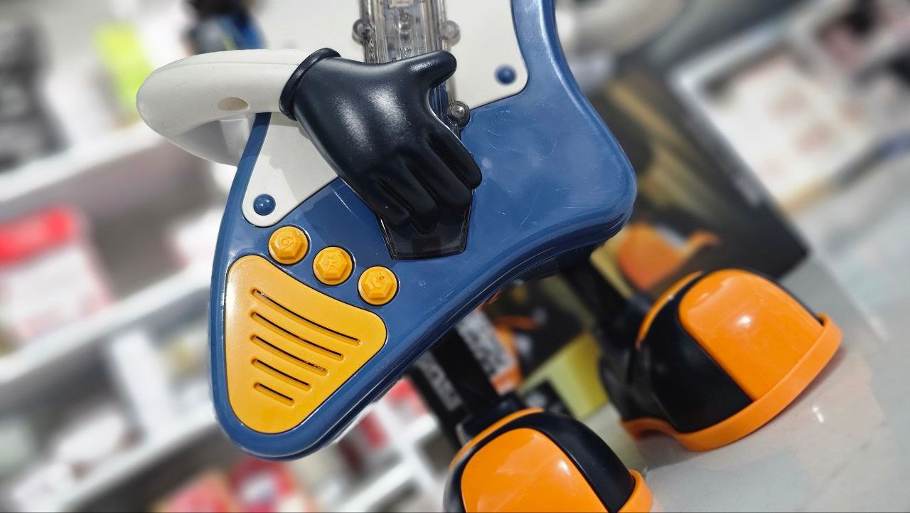 Robot dansant pour enfants, Mr rock interactif portable, lumières LED, musique avec Boutons - الصورة 6