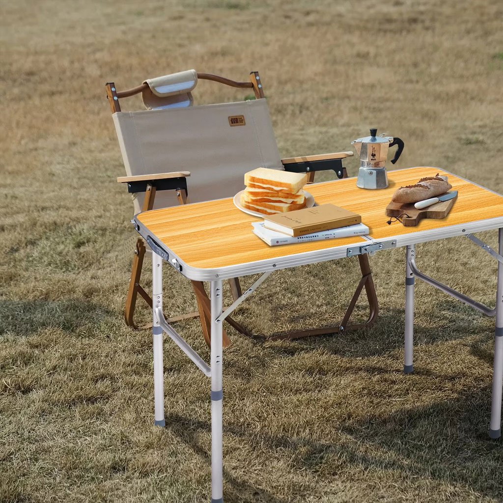 Table de Camping en Aluminium à Hauteur Réglable - طاولة تخييم ألمنيوم قابلة لتعديل الارتفاع - الصورة 6