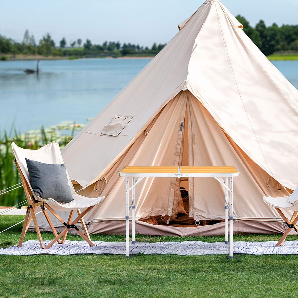 Table de Camping en Aluminium à Hauteur Réglable - طاولة تخييم ألمنيوم قابلة لتعديل الارتفاع - الصورة 7