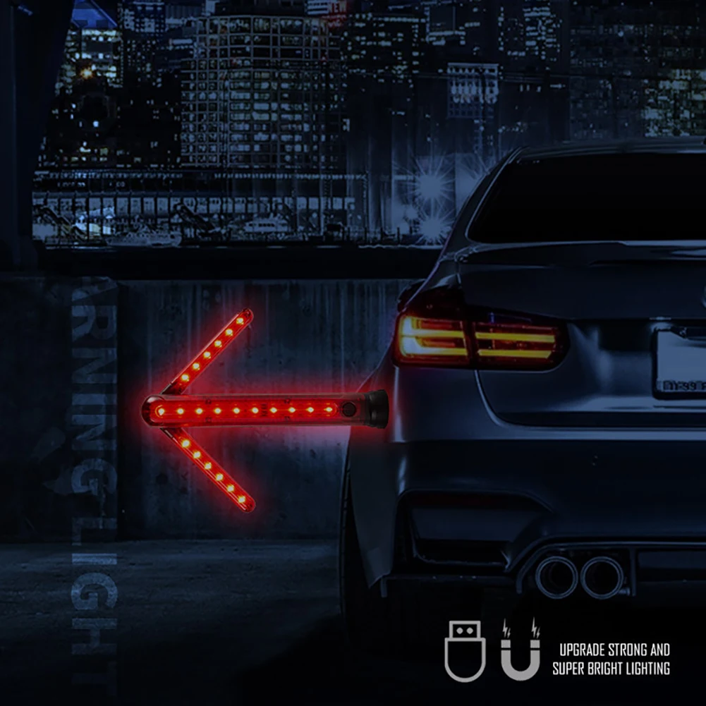 Bâton de Signalisation Routière LED Étanche et Réglable avec Base Magnétique - عصا الإشارة الضوئية لتنظيم المرور والسلامة الطرقية - الصورة 14