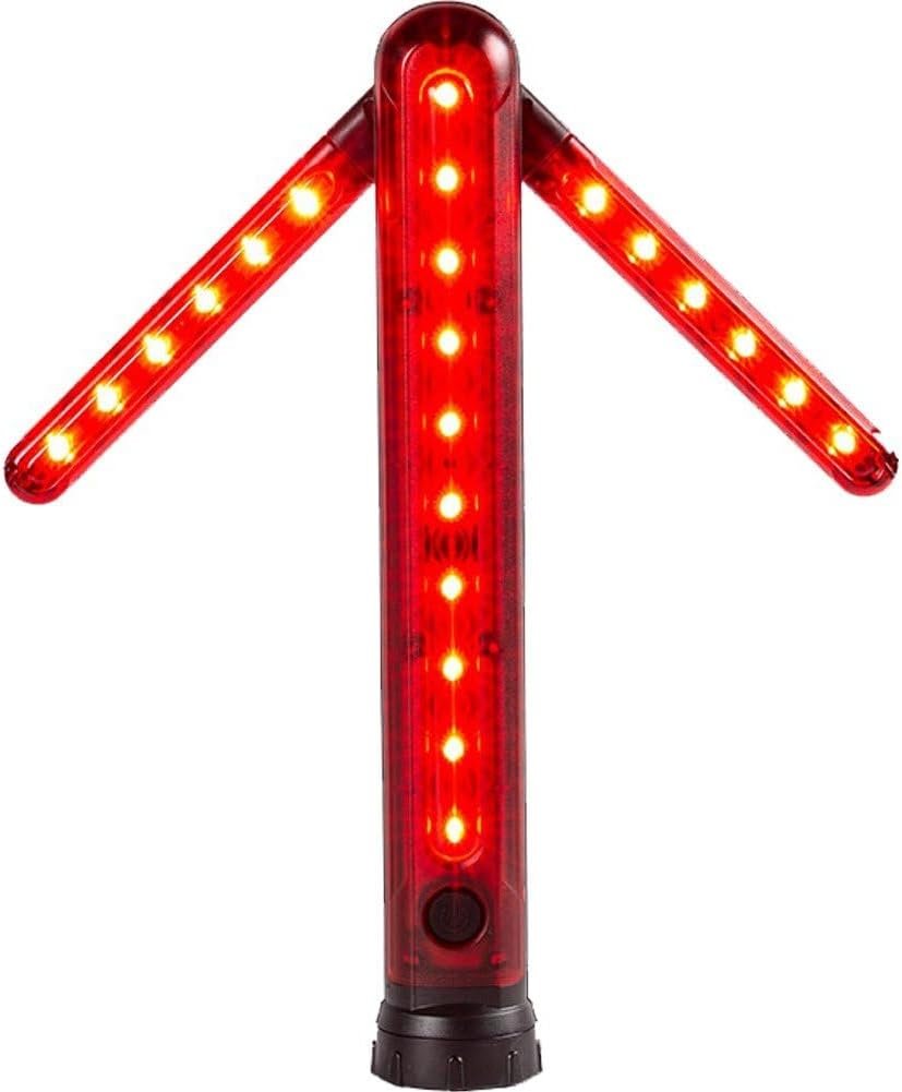 Bâton de Signalisation Routière LED Étanche et Réglable avec Base Magnétique - عصا الإشارة الضوئية لتنظيم المرور والسلامة الطرقية - الصورة 7
