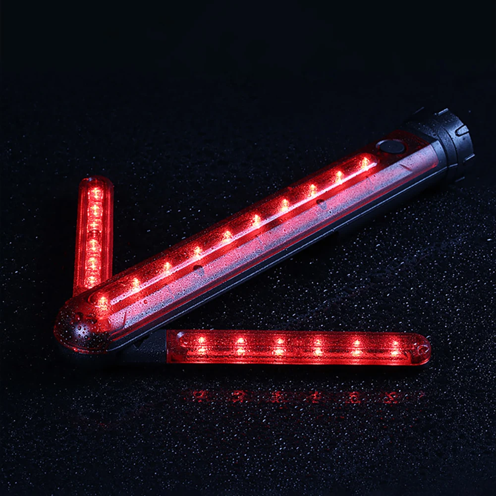 Bâton de Signalisation Routière LED Étanche et Réglable avec Base Magnétique - عصا الإشارة الضوئية لتنظيم المرور والسلامة الطرقية - الصورة 9