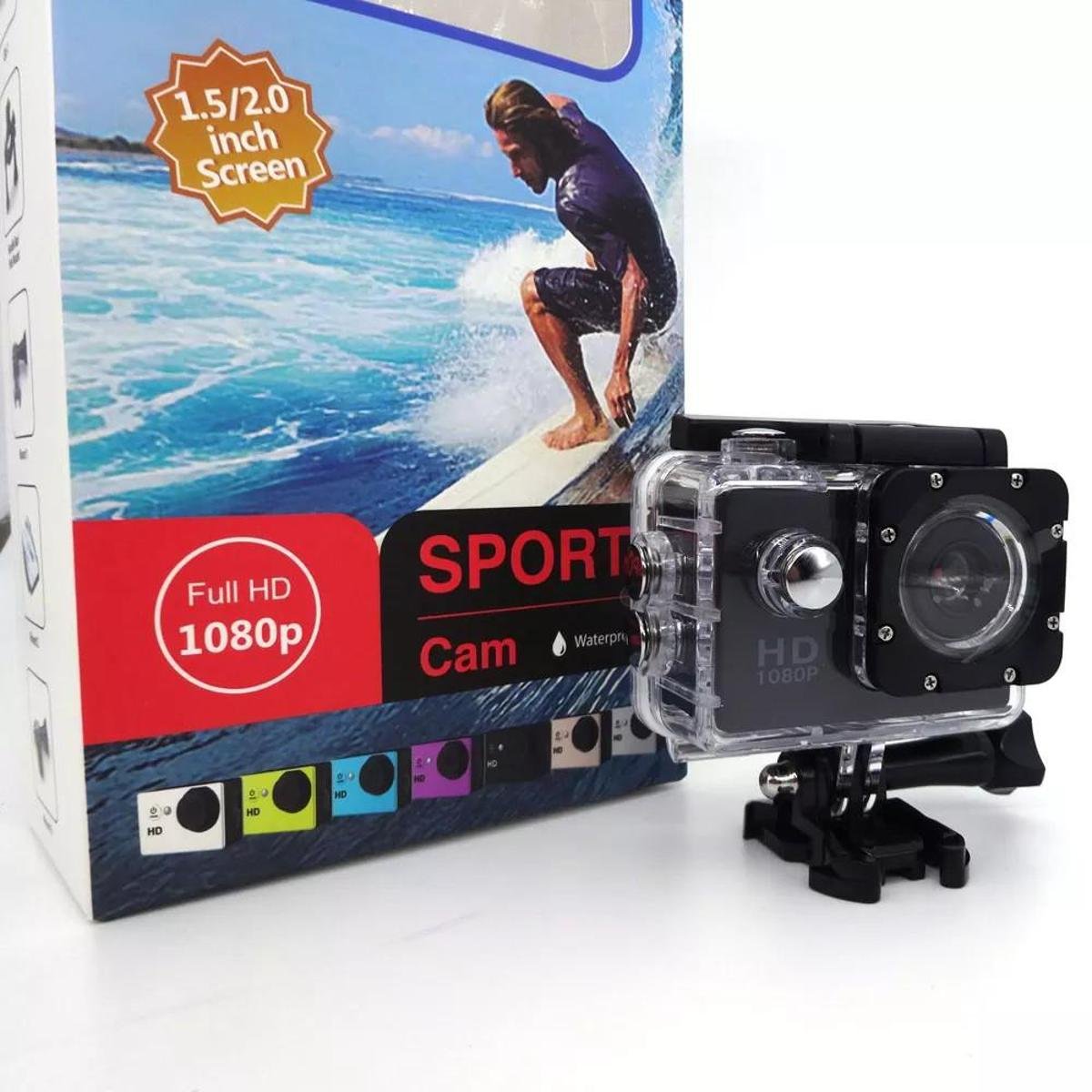⁦Caméra d'Action Sport Ultra HD 1080P Écran LCD Boîtier Étanche 30M Objectif Grand Angle 140° - كاميرا الحركة والرياضات الخارجية مقاومة للماء⁩ - الصورة ⁦10⁩