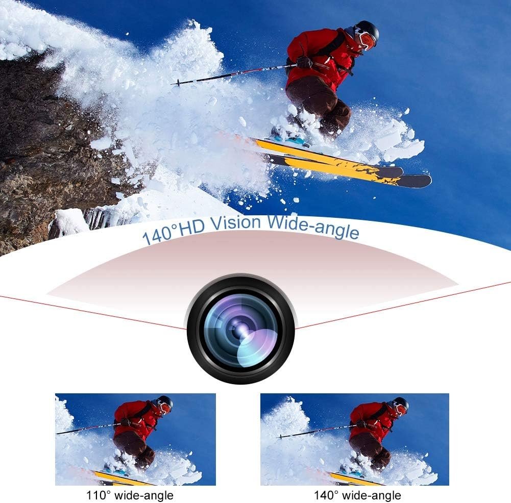 ⁦Caméra d'Action Sport Ultra HD 1080P Écran LCD Boîtier Étanche 30M Objectif Grand Angle 140° - كاميرا الحركة والرياضات الخارجية مقاومة للماء⁩ - الصورة ⁦9⁩