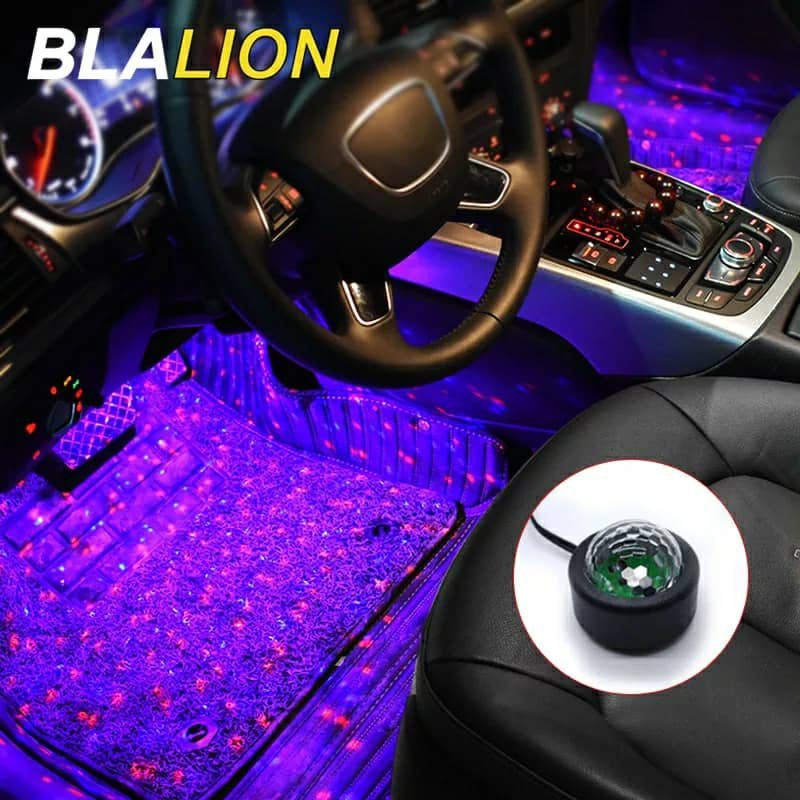 Car atmosphere Lumière RGB 4en1 USB 12V - الصورة 2
