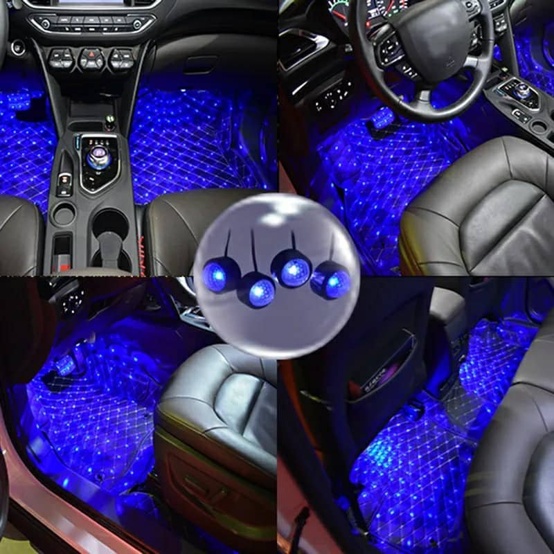 Car atmosphere Lumière RGB 4en1 USB 12V - الصورة 7
