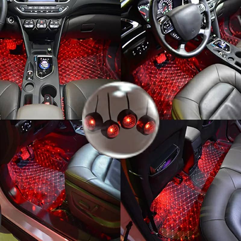 Car atmosphere Lumière RGB 4en1 USB 12V - الصورة 9