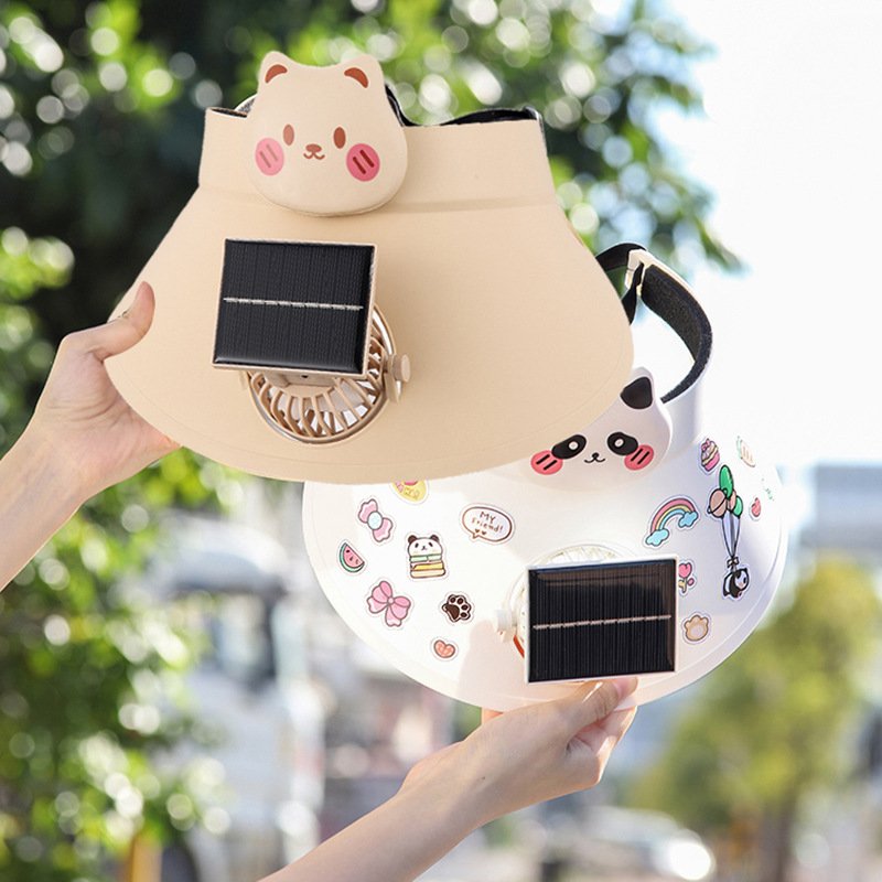 Casquette Anti-Chaleur avec Ventilateur Solaire et Rechargeable USB - قبعة التبريد الشمسية الذكية مع مروحة مدمجة قابلة للشحن - الصورة 8