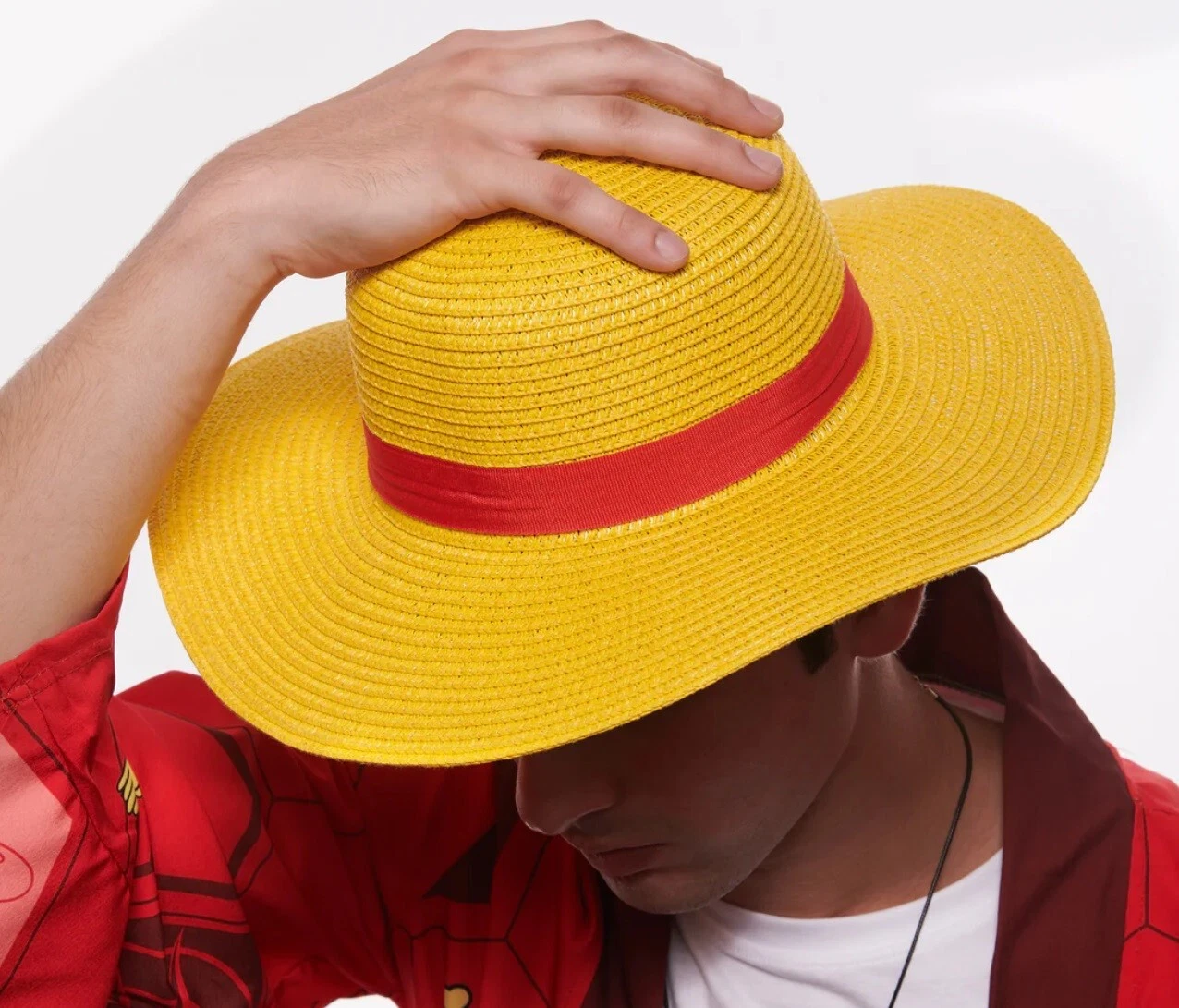 Chapeau de Paille Iconique de Luffy - Cosplay Anime One Piece - قبعة قش لوفي الأسطورية الشهيرة لعشاق أنمي ون بيس - الصورة 10