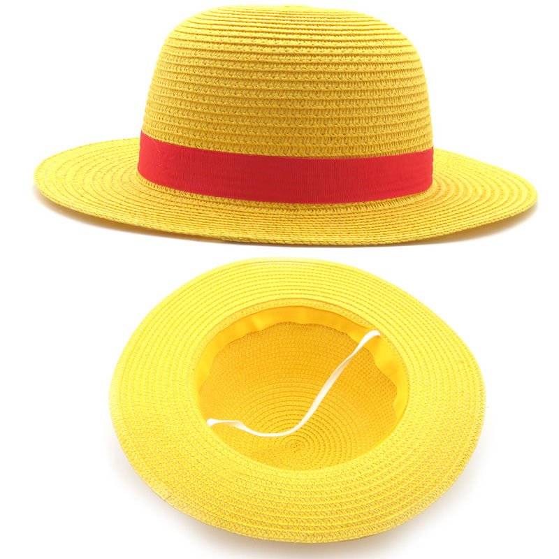 Chapeau de Paille Iconique de Luffy - Cosplay Anime One Piece - قبعة قش لوفي الأسطورية الشهيرة لعشاق أنمي ون بيس - الصورة 2