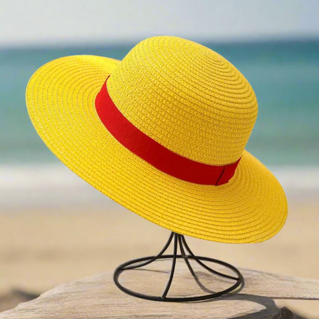 Chapeau de Paille Iconique de Luffy - Cosplay Anime One Piece - قبعة قش لوفي الأسطورية الشهيرة لعشاق أنمي ون بيس - الصورة 3