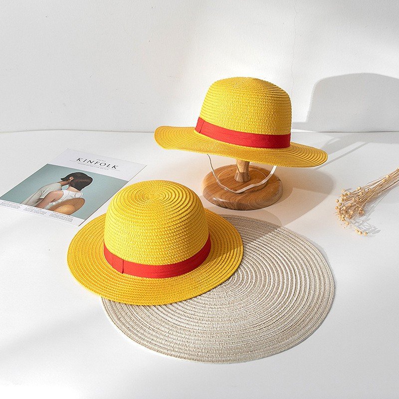 Chapeau de Paille Iconique de Luffy - Cosplay Anime One Piece - قبعة قش لوفي الأسطورية الشهيرة لعشاق أنمي ون بيس - الصورة 6