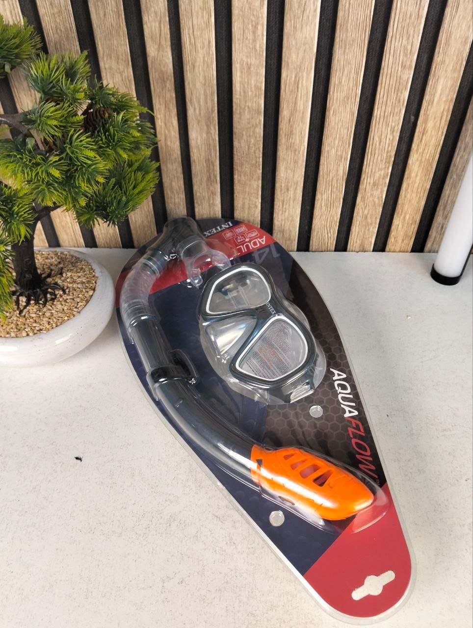 ⁦Kit de Plongée Intex Reef Rider Masque Panoramique et Tuba pour Adultes Intex 55648 - طقم الغوص البانورامي الاحترافي⁩ - الصورة ⁦2⁩