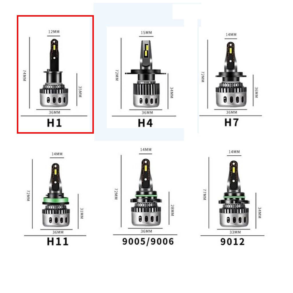 Kit Lampe de phare H1 F10 Super LED 6500K - مصابيح إضاءة أمامية للسيارات - الصورة 2