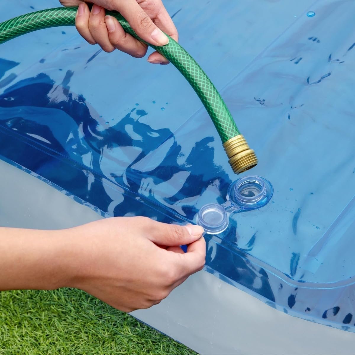 Matelas de Piscine Gonflable Bestway Transat avec Chambre à Eau Rafraîchissante - سرير المسبح والشاطئ الهوائي الفاخر مع حجرة تبريد مائية - الصورة 5