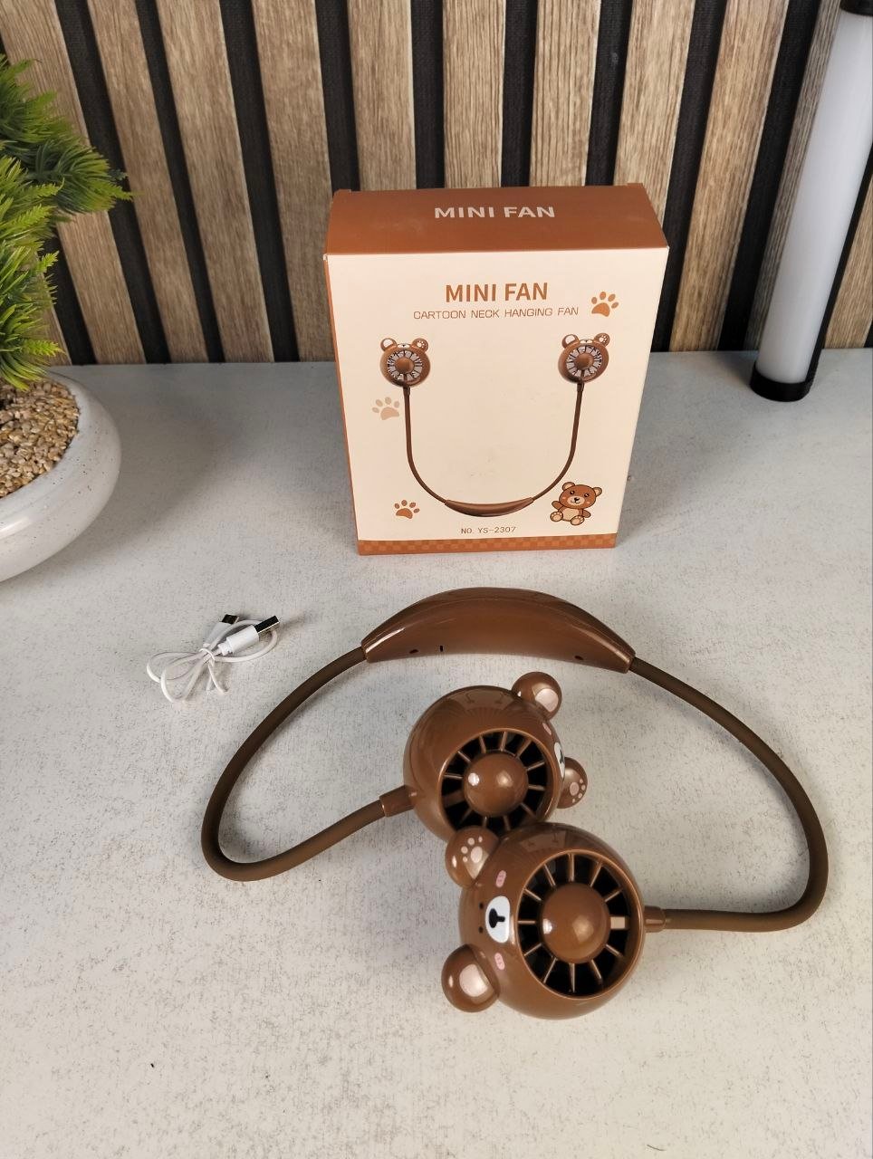 Mini Ventilateur de Bureau Orientable USB - Compact et Ultra-Silencieux - مروحة العنق المصغرة والمرنة للتبريد الصامت - الصورة 3