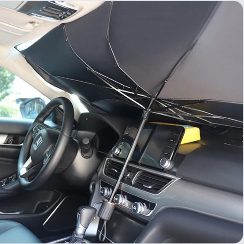 Pare-soleil pliable pour voiture protection solaire bloc UV - الصورة 3