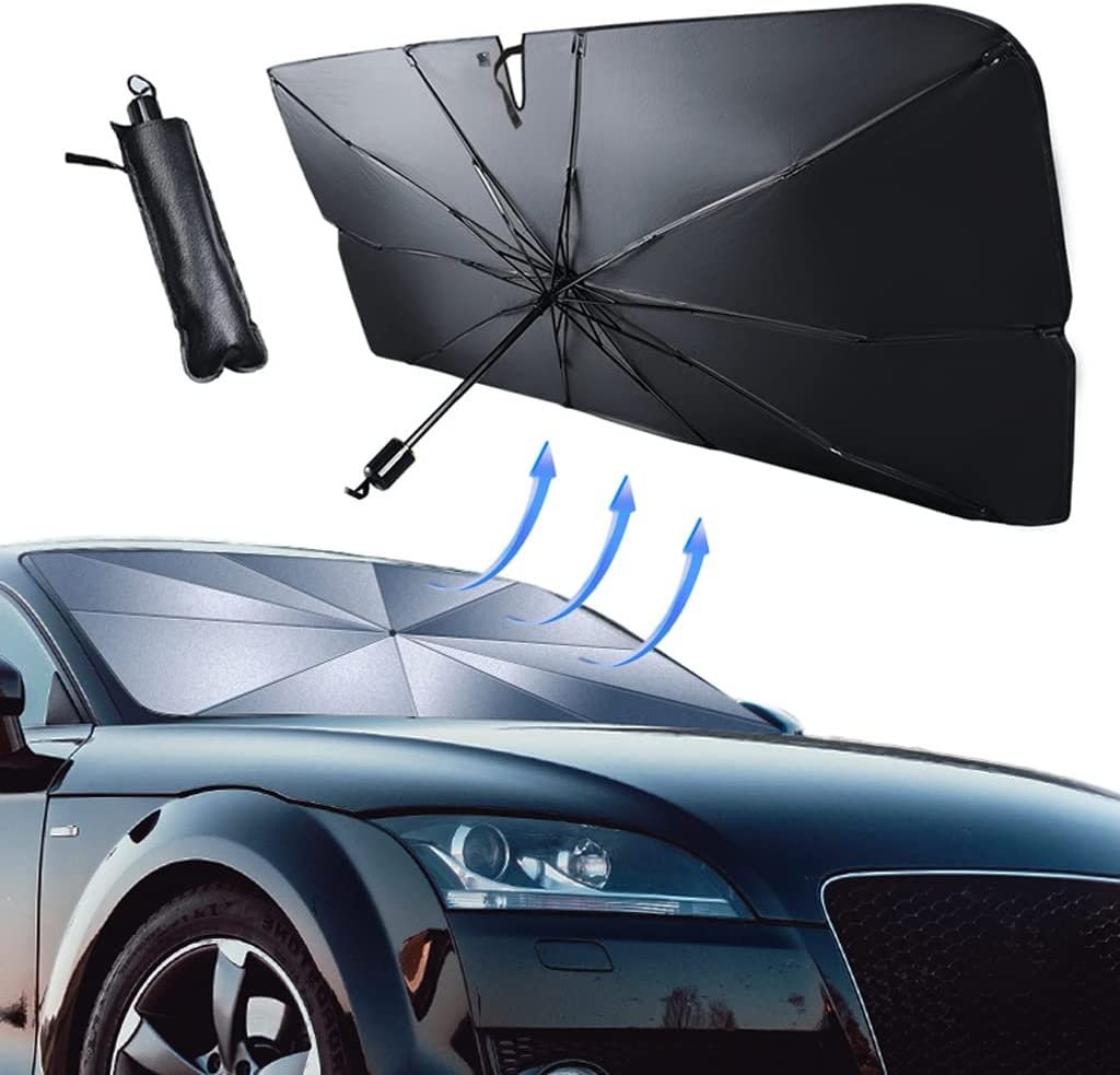 Pare-soleil pliable pour voiture protection solaire bloc UV - الصورة 7