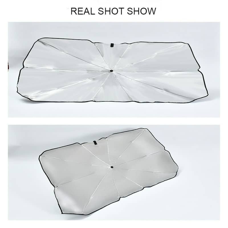 Pare-soleil pliable pour voiture protection solaire bloc UV - الصورة 8